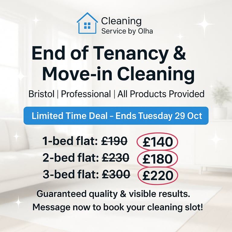 🧽 End of tenancy cleaning service 