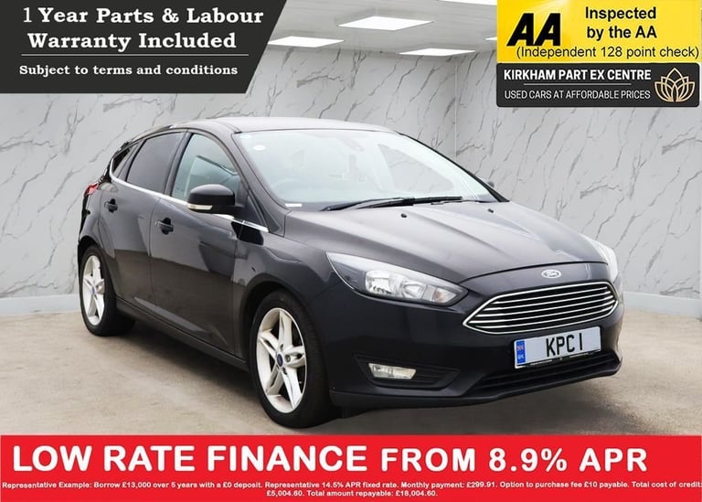 image for 2016 Ford Focus 1.5 TDCi Zetec Hatchback 5dr Diesel Manual Euro 6 (s/s) (120 ps) MOT MAY 20 Hatch...