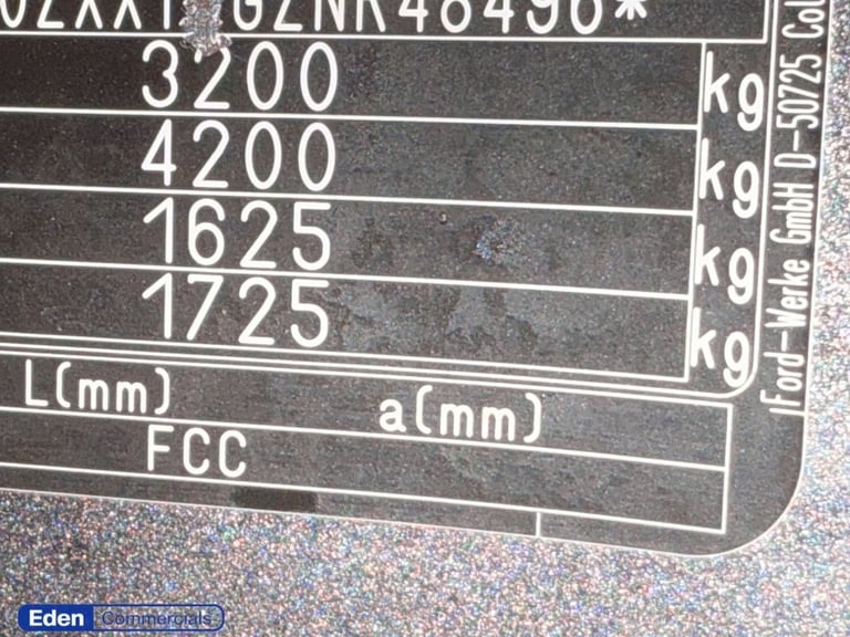 2022 72 FORD TRANSIT CUSTOM 2.0 320 ECOBLUE LIMITED CREW VAN AUTO L1 H1 EURO 6 (