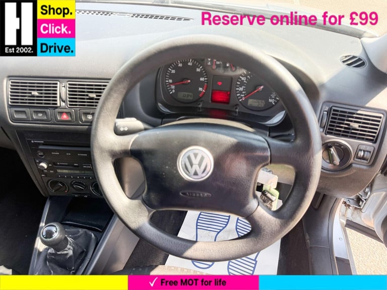  Volkswagen Golf 1.6 Match 5dr Petrol Manual