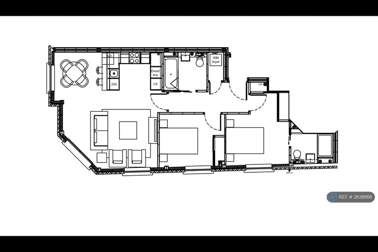 2 bedroom flat in Sugar Lane, London, SE16 (2 bed) (#2638668)
