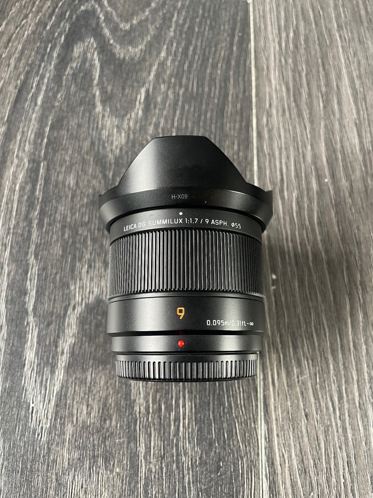 image for Panasonic 9mm f1.7 LUMIX G LEICA DG SUMMILUX ASPH Lens