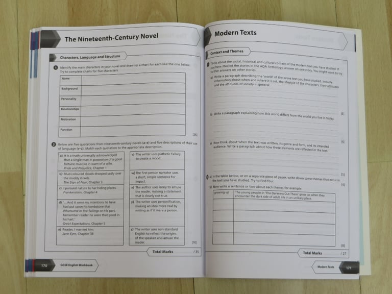 Collins AQA GCSE English Lang/Lit Revision/Practice IMMACULATE CONDITION