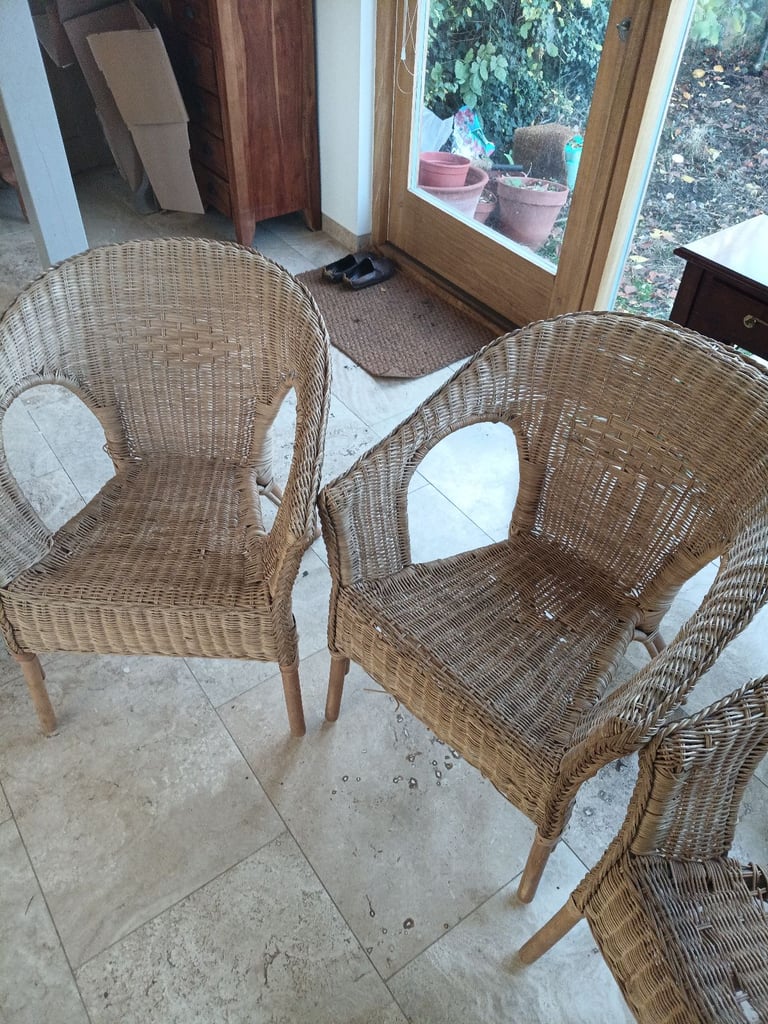 Three chairs from Ikea