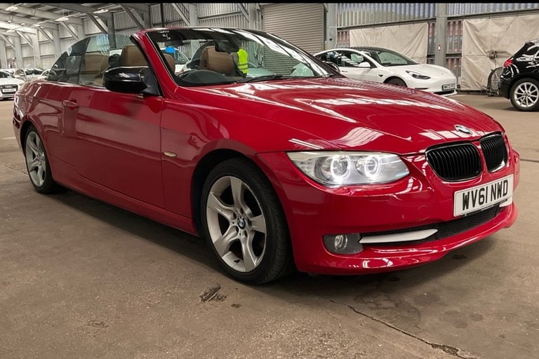 image for BMW 3 Series SE 2012 2.0 320d SE Convertible 2dr Diesel S/H Long MOT RED SORTS