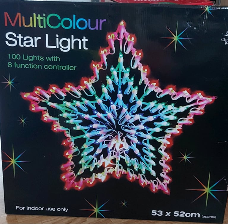 Multicolour star light.