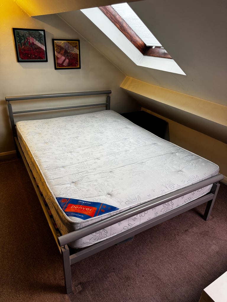 Double Bed & Mattress