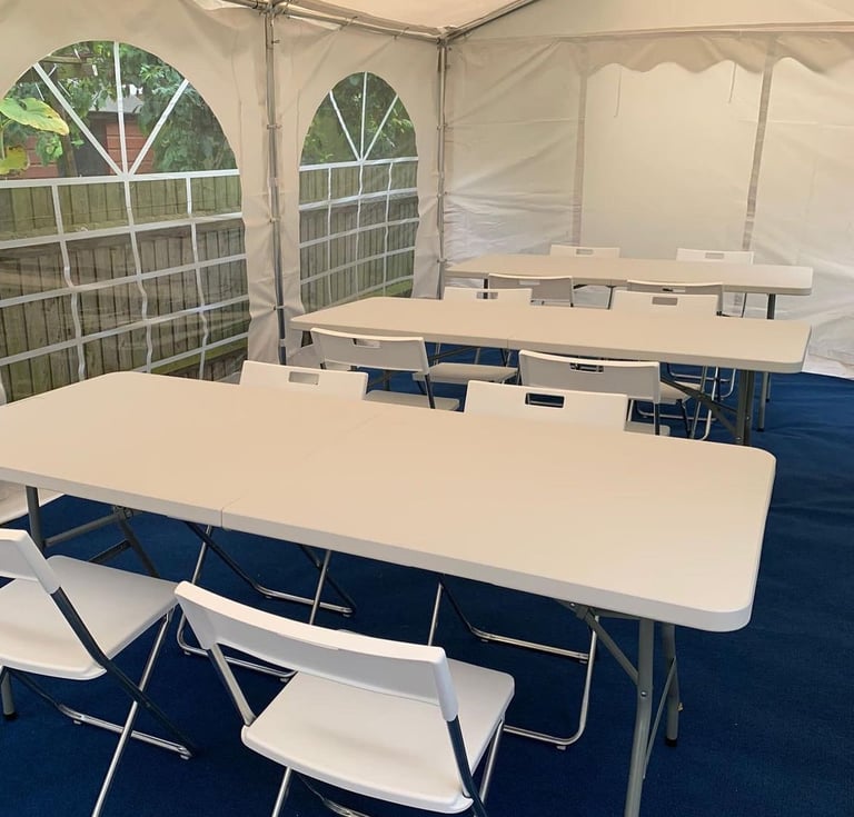 image for Table and chairs for hire, party, marquee, events, meetings