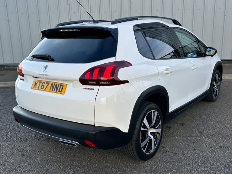 2018 67 PEUGEOT 2008 1.6 HDI GT LINE TURBO DIESEL * SATNAV * PAN ROOF * WHITE