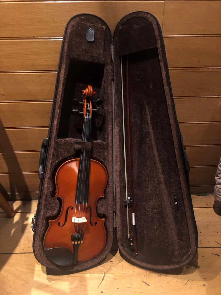 Loved 3/4 Violin Outfit for Sale - Violin, Bow, Case, Straps & Shoulder Rest