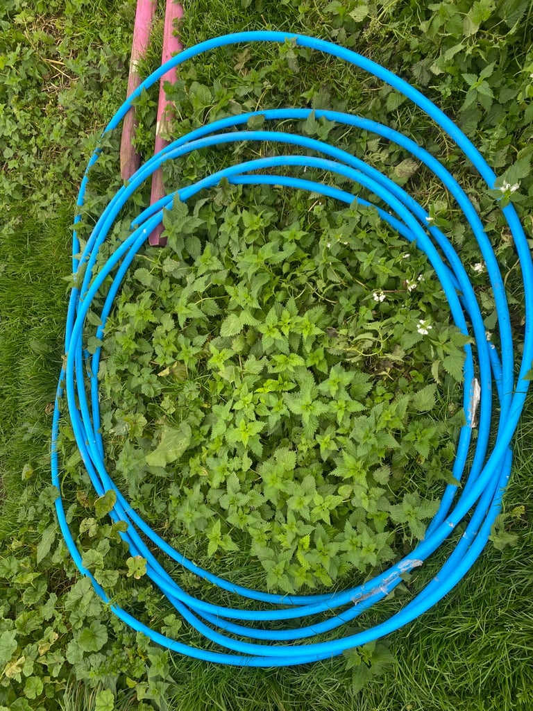 50meter 25mm size blue water pipe   