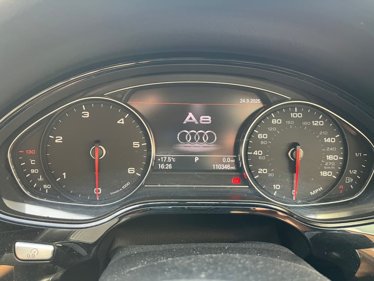 Audi A8 (LWB) 3.0 TDI V6 SE EXECUTIVE Silver Saloon 2013