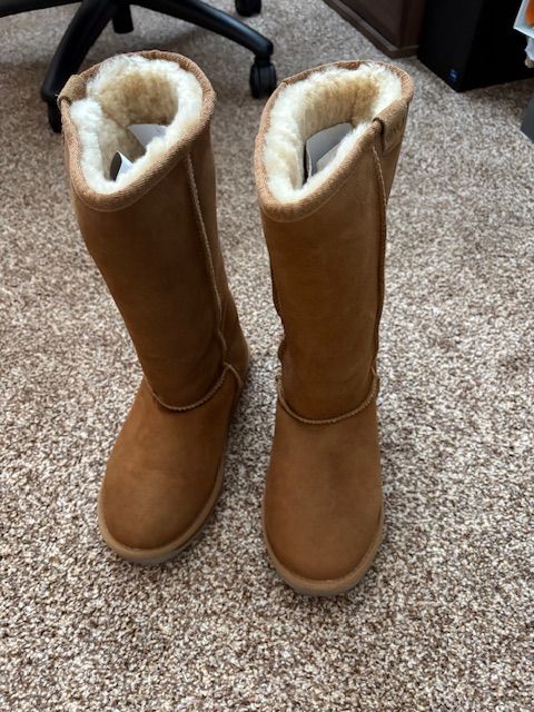 image for Womens chestnut EMU high boots size 5