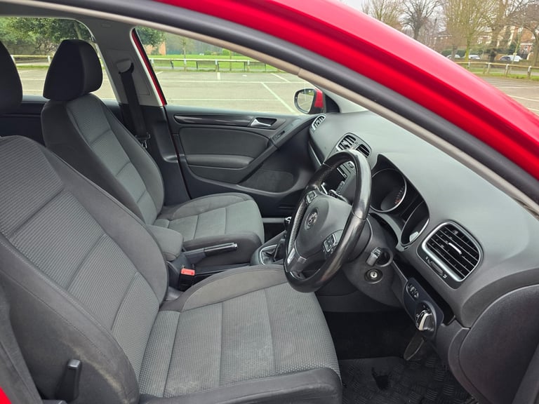 62 GOLF 1.6 TDI MATCH DIESEL 5 DOOR HATCHBACK RED