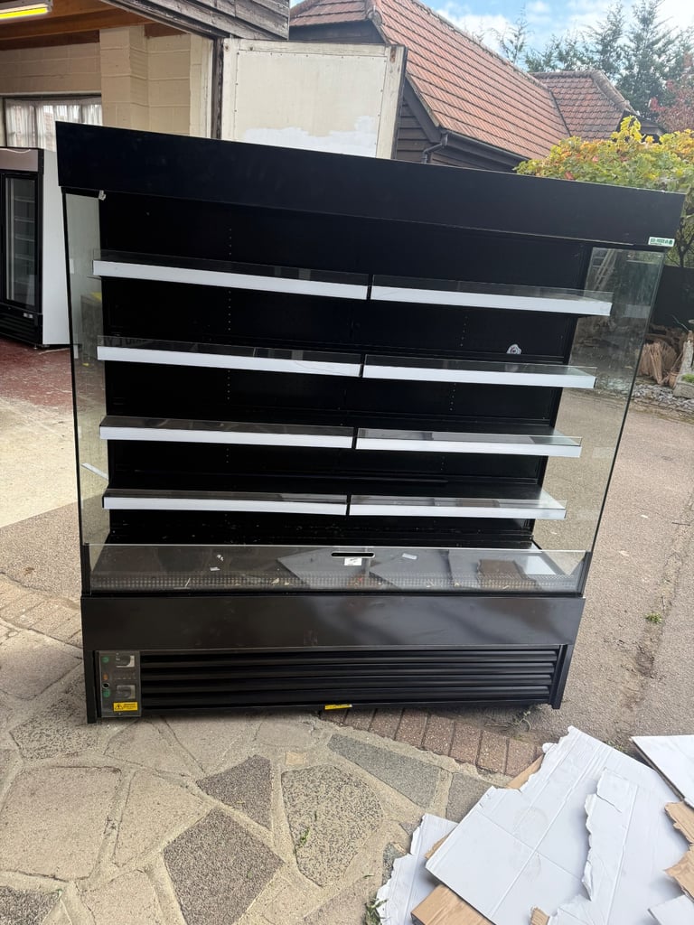 Display Fridge open front like new cafe supermarket takeaway 