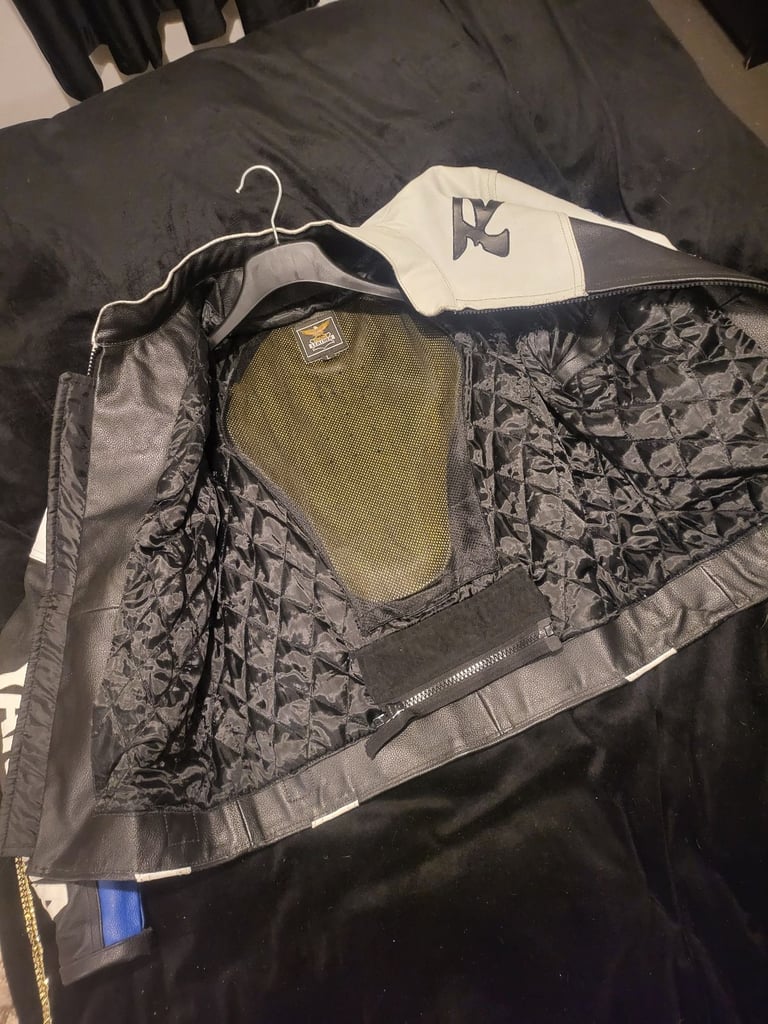 R6 yamaha leather jacket genuine