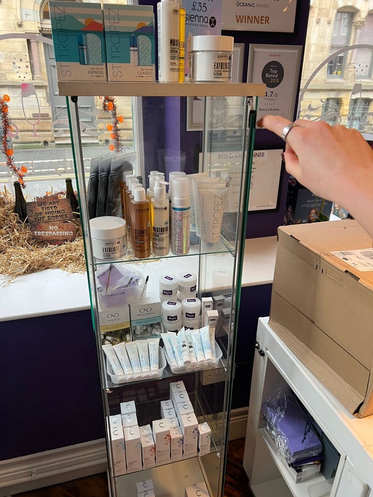 image for Glass display cabinet