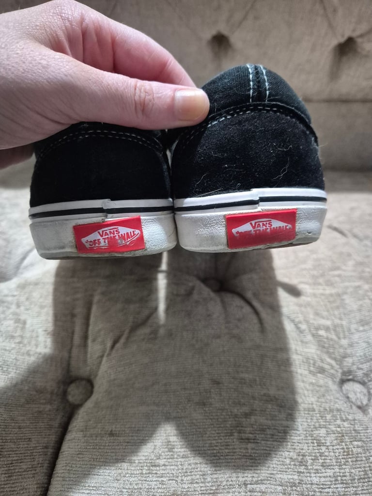 Vans black original men's women's size 7 trainers
