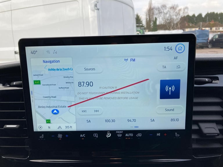 BRAND NEW ELECTRIC Ford E-Transit Trend Van 1.7 68kwh 184ps AUTO Moondust Silver