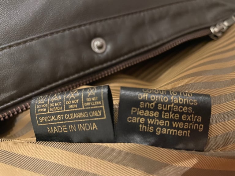 Woodland leather women’s parka UK18