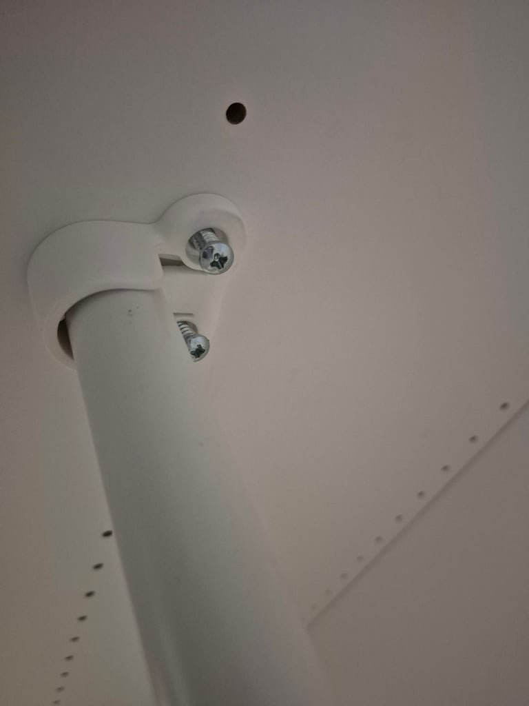 X 2 IKEA Pax Komplement Metal Drawers/Storage baskets  and x2 hanging poles