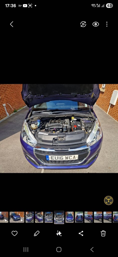 Peugeot, 208, Hatchback, 2016, Manual, 1199 (cc), 5 doors