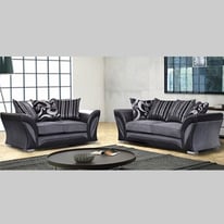 Free delivery 3 and 2 Seater\Corner Shannon Fabric Sofa Set