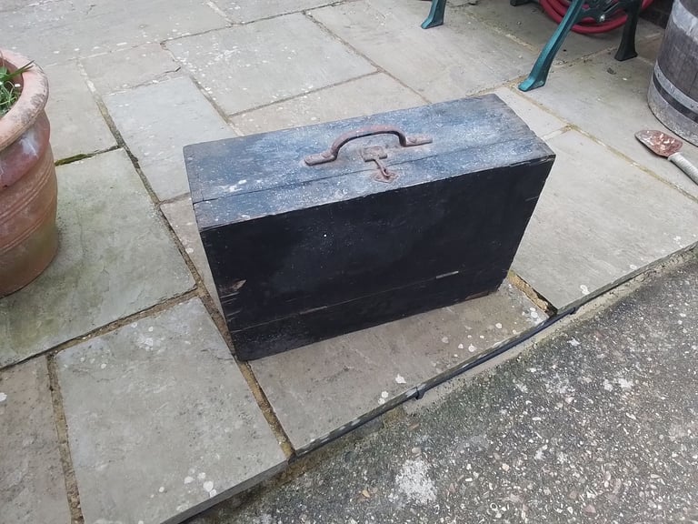image for Old wooden toolbox