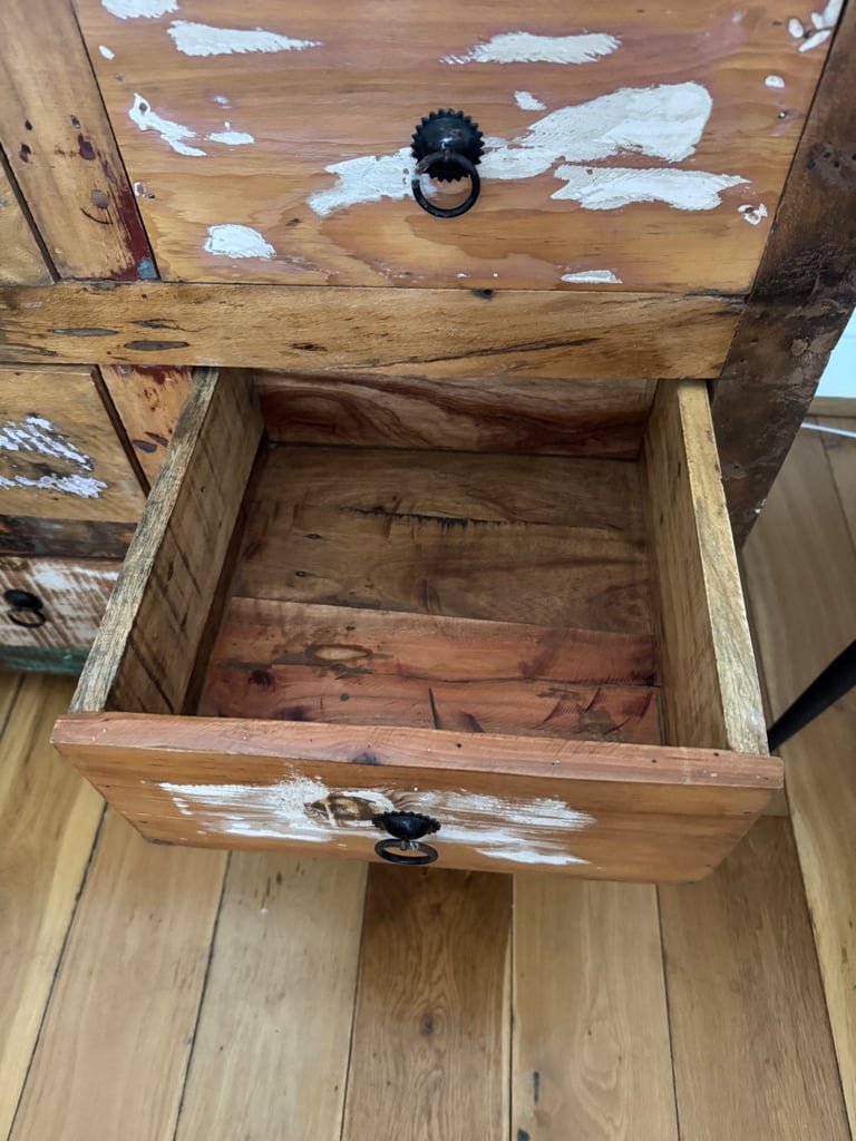Stunning , 16 drawer merchant style unit in solid wood 
