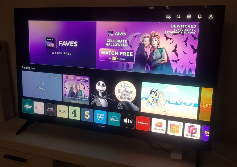 LG 50 INCH SMART TV BOXED WITH REMOTE