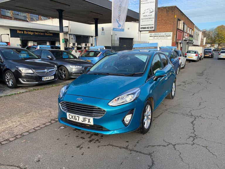 2017 Ford Fiesta 1.0 ecoboost zetec 5 Doors blue petrol ulez compliant 
