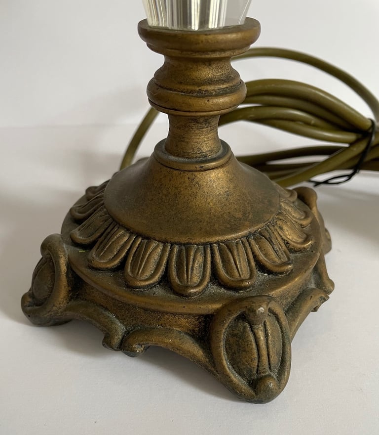 Beautiful Heavy Side Lamp With Crystal Body 