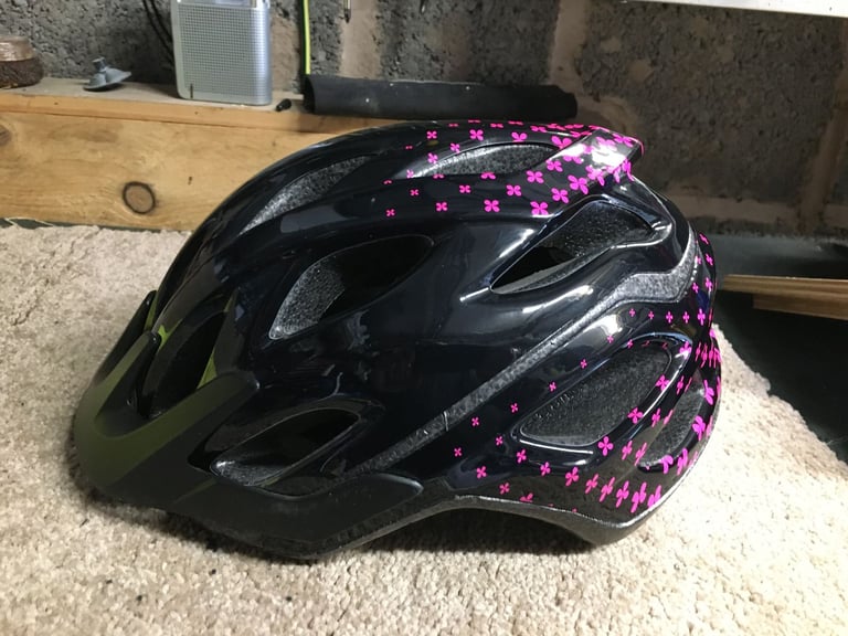 Ladies cycle helmet. Worn once , as new .