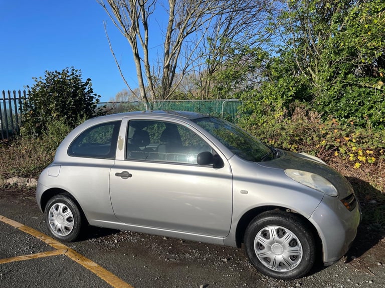 NISSAN MICRA 1.0 E 53 REG SILVER 3 DOOR MOT AUGUST 21ST 2026 LOW INSURANCE 45+MPG