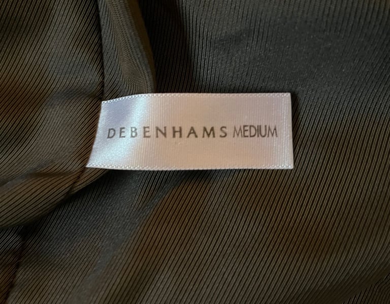 Maine New England black, brushed cotton, zip front, men's medium-sized jacket