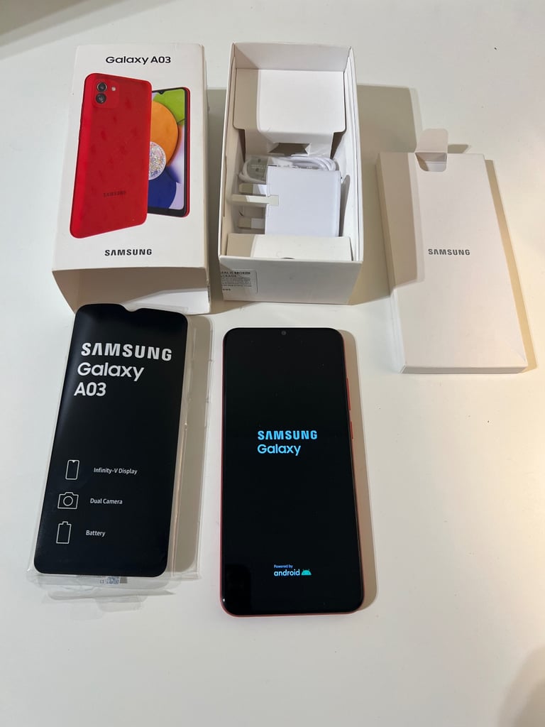 Samsung galaxy Dual sim A03 , 128 GB unlocked brand new 