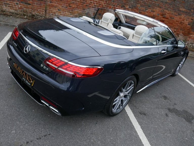 2018 Mercedes-Benz S-Class 4.0 S63 V8 BiTurbo AMG S Cabriolet 2dr Petrol SpdS MCT Euro 6 (s/s) (6...