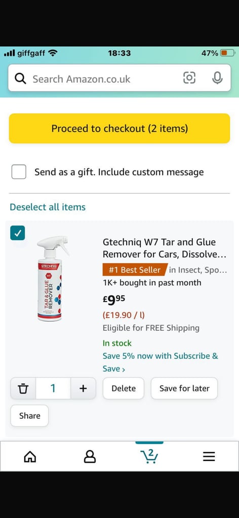 image for Glue & tar remover 