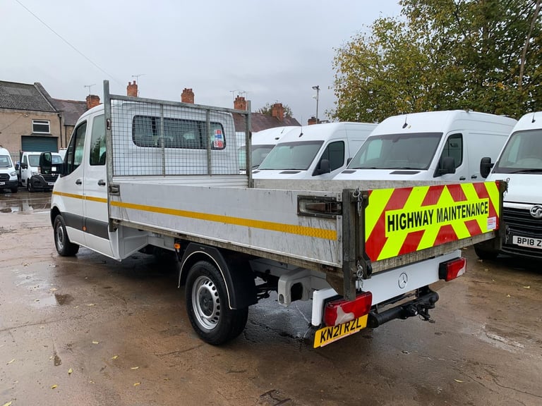 2021 MERCEDES BENZ SPRINTER 314 RWD ALLOY BODY DOUBLE / CREW CAB TIPPER 1 OWNER