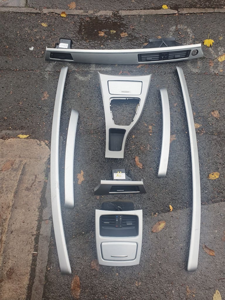 image for BMW E92 Silver Interior Trims - COMPLETE SET