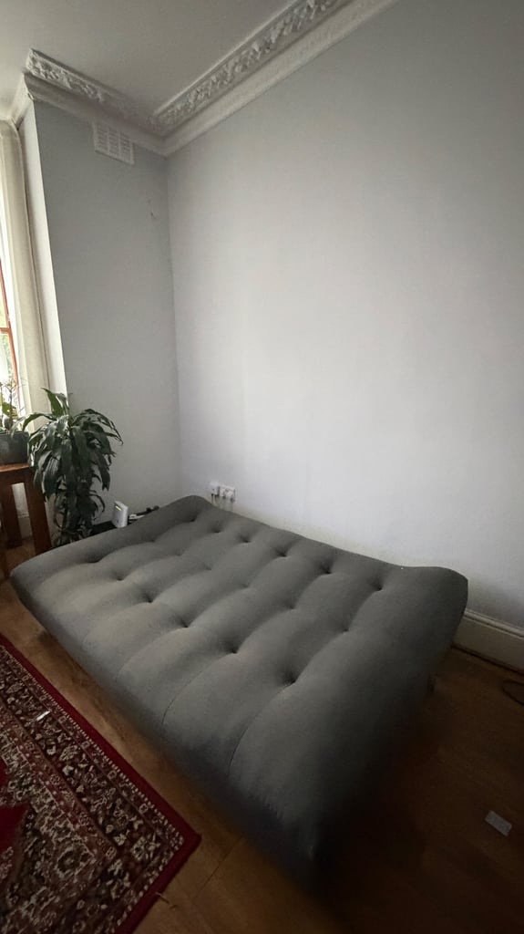 Habitat Kota 3 Seater Fabric Clic Clac Sofa Bed - Charcoal