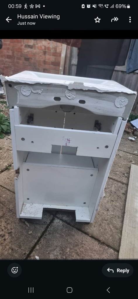 Sink and vanity 450mm