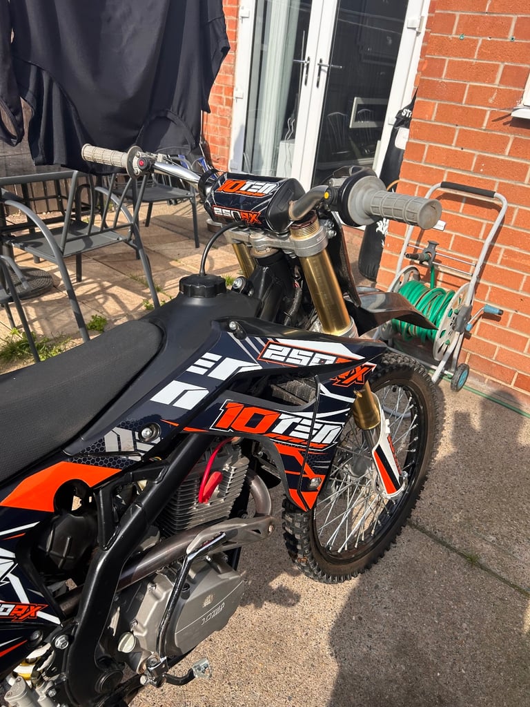 10 ten 250 rx motocross 
