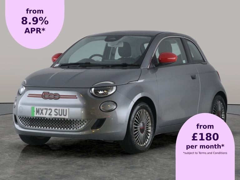 2022 Fiat 500e 42kWh RED Hatchback 3dr Electric Auto (118 ps) - CRUISE - SPEED LIMIT RECOG Hatchb...