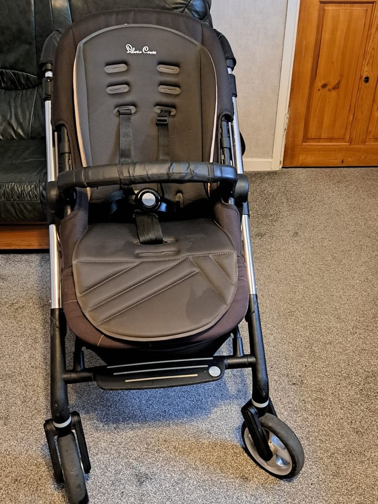 image for SilverCross 2 in 1 pram system with full rain cover