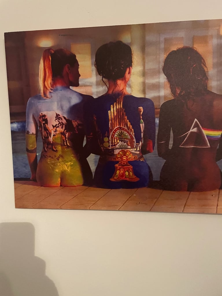 Printed Pink Floyd Canvass