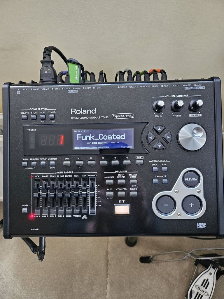 Roland VDrums TD30K Drum Kit (6 piece)