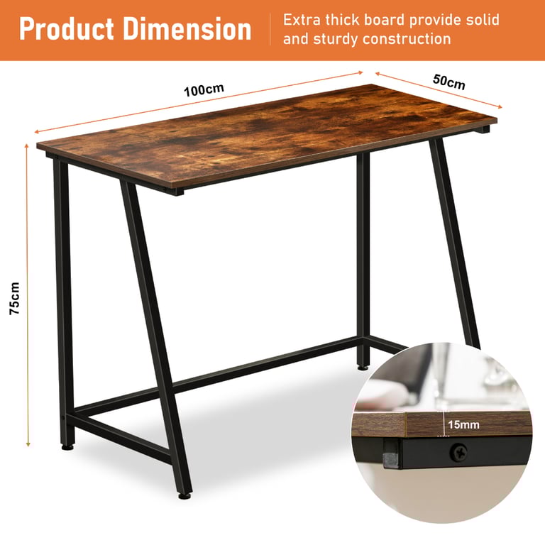 New Computer Desk Laptop Table PC Office Desk Study Writing Table