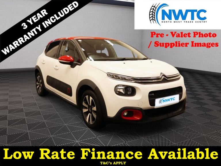 2017 Citroen C3 1.2 PureTech Flair Hatchback 5dr Petrol Manual Euro 6 (82 ps) F/S/H! 2 FORM Hatch...