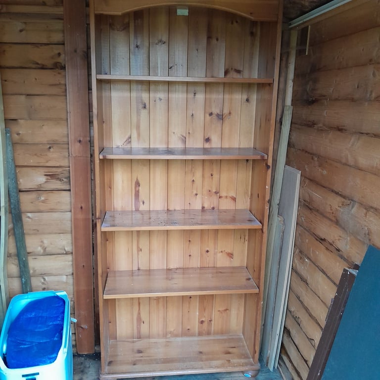 Solid Pine Bookcase